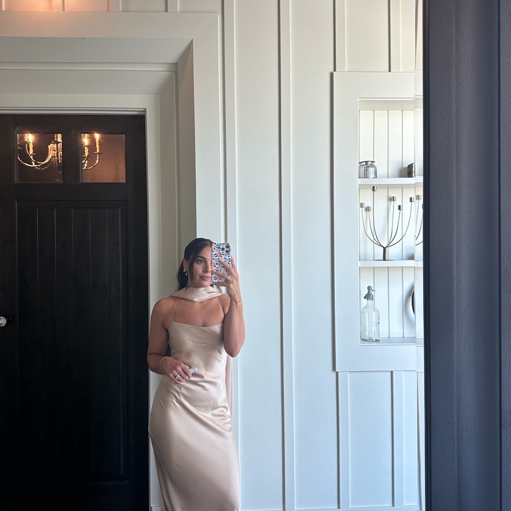 Show Me Your MuMu Cream Maxi Dress